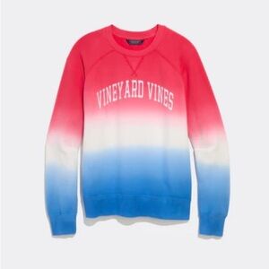 Vineyard Vines Americana Dip-Dye Surf Terry Crewneck Sweatshirt